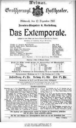 Das Extemporale
