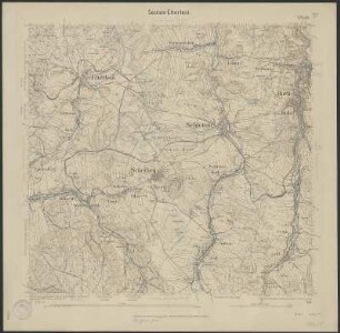 Section Elterlein aus: Topographische Karte (Äquidistantenkarte) Sachsen