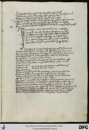 [fol. 22] Rektorat Konrad Arnold 1471