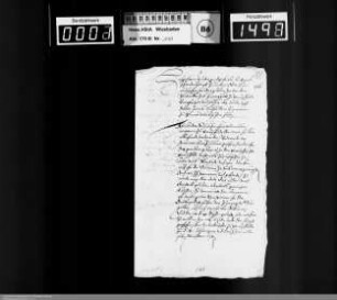 . 1574: Oktober-Dezember 1574
