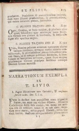 Narrationum Exempla ex T. Livio.