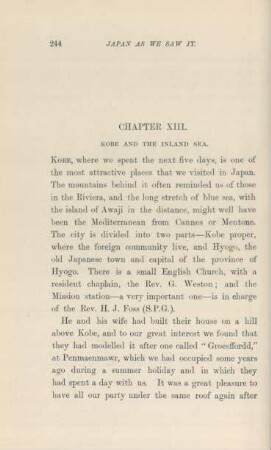 Chapter XIII. Kobe and the inland sea