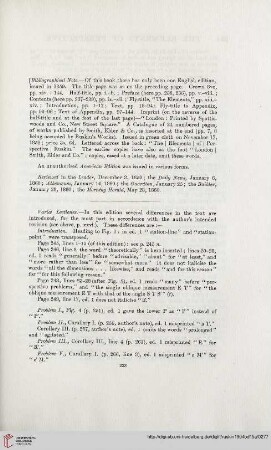 [Bibliographical Note]