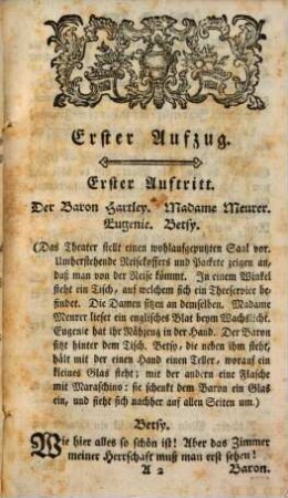 Eugenie : Ein Drama in fünf Aufzügen ; Aufgeführt auf dem Churfürstl. Theater zu München