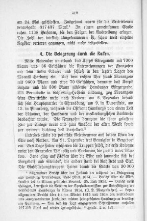 4. Die Belagerung durch die Russen.
