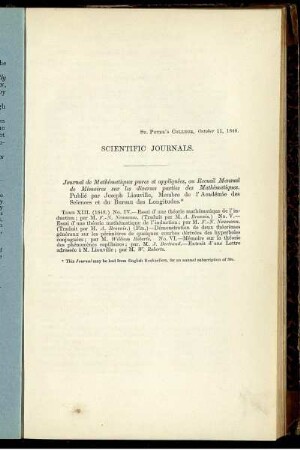Scientific journals.
