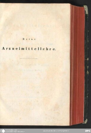 1: Reine Arzneimittellehre