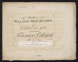 Dodici walzer progressivi per chitarra sola