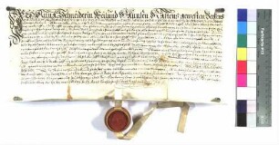Kaufbrief der Anna Schneider, Witwe des Hans Kasten, Bürger zu Burtenbach