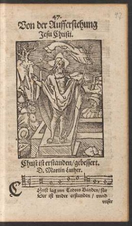 Von der Aufferstehung Jesu Christi.