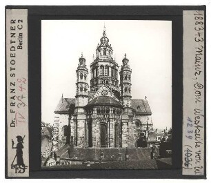 Mainz, Dom : Außenansicht von W