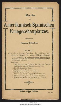 Amerikanisch-Spanischer Kriegsschauplatz