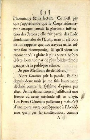 Séance extraordinaire et secrète de l'Academie Françoise : tenue le 30 mars 1789 à l'occasion des Etats-Généraux
