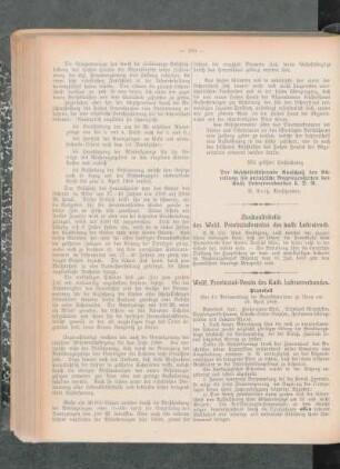 Westf. Provinzial-Verein des Kath. Lehrerverbandes : Protokoll über die Versammlung der Bezirksvertreter zu Unna am 28. April 1909