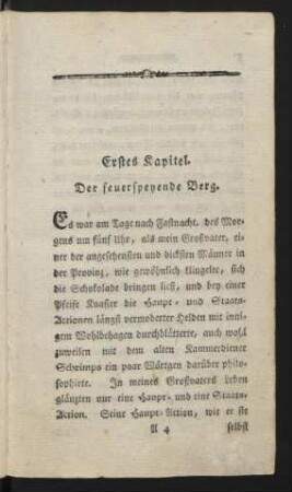 Erstes Kapitel. - Zwölftes und letztes Kapitel.