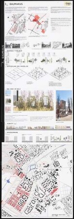 Einen Park des Lebens schaffen - Berlin-Buch Schinkelwettbewerb 2003: Lagepläne, Schnitte, Situationsfotos