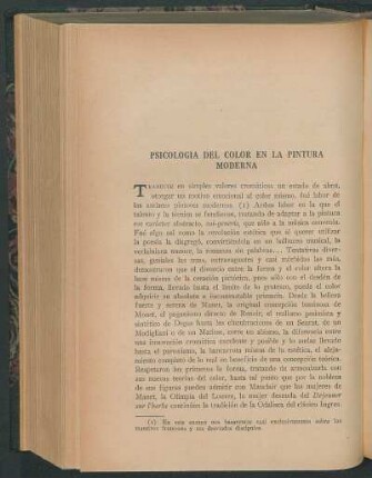 Psicología del color en la pintura moderna