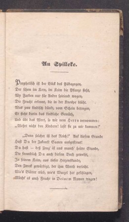 An Spilleke.
