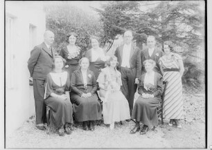 Gruppenaufnahme Hochzeitsbild