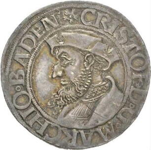 Dritteltaler Christoph I. von Baden