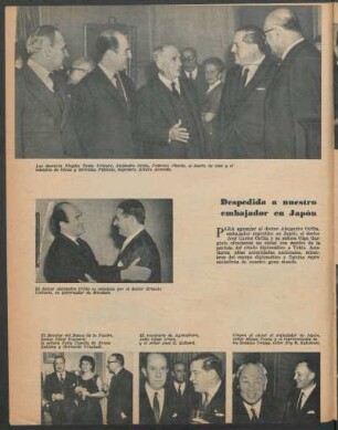 Despedida a nuestro embajador de Japón