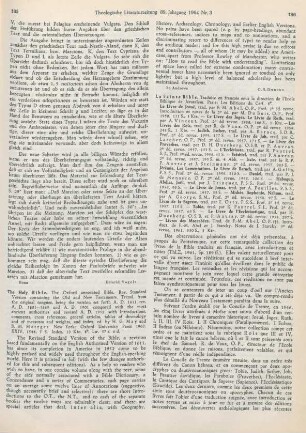 185-186 [Rezension] The Holy Bible, containing the Old and the New Testaments