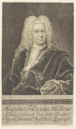 Bildnis des Augustus Fridericus Müllerus