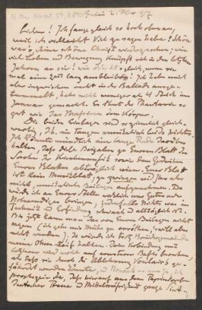 Brief an Friedrich Spitta : 02.02.1897