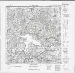 Meßtischblatt 2189 : Alt Wartenburg, 1938 : Alt Wartenburg. - Hrsg. 1914, einz. Nachtr. 1929, redakt. Änd. 193. - 1:25000. - [Berlin]: Reichsamt für Landesaufnahme, 1938. - 1 Kt.