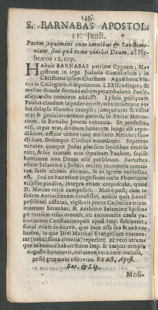 S. Barnabas Apostol.