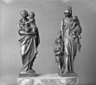 Madonna und Madonna mit Johannes dem Täufer als Knaben