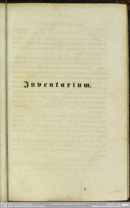 Inventarium