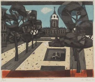 Rolf Curt: Charlottenburger Schloss, 1960