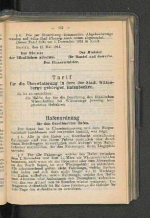Hafenordnung