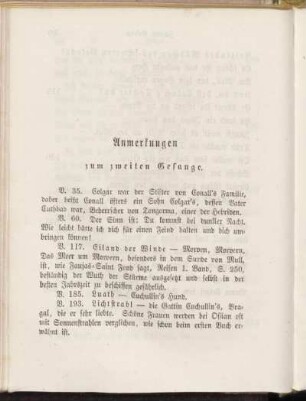 Anmerkungen zum zweiten Gesange.