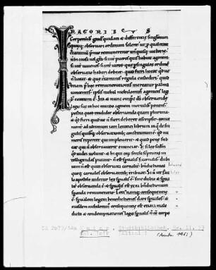 Homilien — Initiale I, Folio 101verso