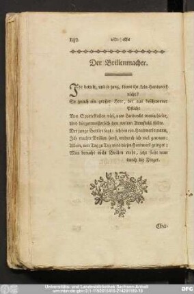 Der Brillenmacher.