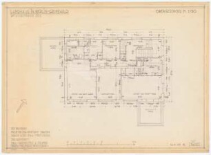 Haus Jansen, Berlin-Grunewald: Grundriss OG 1:50