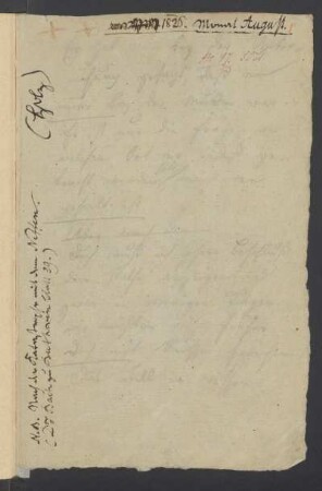 Konversationsheft 119 (etwa 27. August - Ende August 1826)