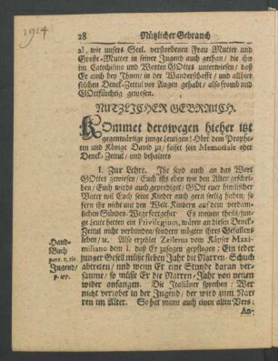 Nutzlicher Gebrauch.