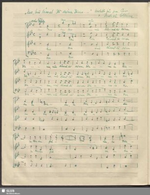 Notenhandschrift