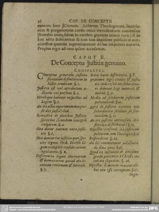 Caput II. De Conceptu Iustitiae genuino
