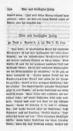 Vier und dreißigster Zusatz zu Buch 1. Kapitel 6. §. 35. Bd. 1. S. 109.