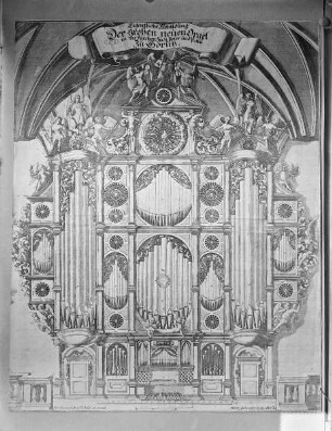 Prospekt der Orgel von Sankt Peter und Paul zu Görlitz