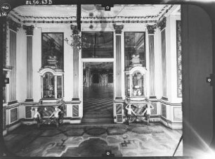 Gotha. Schloss Friedenstein, Corps de Logis (Nordflügel), 2. Obergeschoss, Porzellankabinett