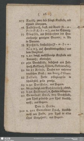 Den 7. Octbr.
