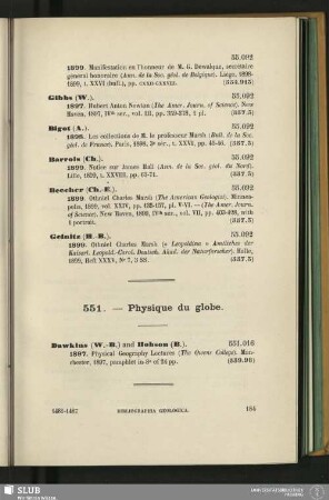 551. - Physique du globe