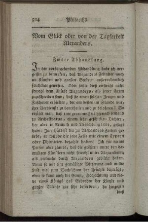 Zwote Abhandlung