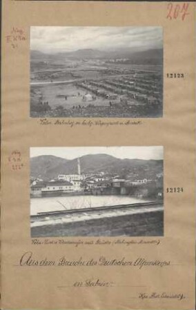 Veles: Bahnhof mit bulg. Wagenpark u. Biwak
