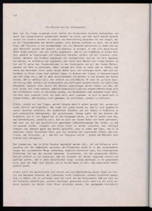 110-114, Die Mission und die Volkssprache